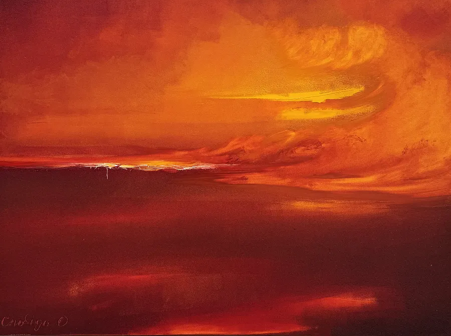 Зображення "”Sunrise“" від Olena Sloboda, розмір: 60 x80, матеріали: Олія, полотно, медіум: Живопис, місто: Lviv, Ukraine , ціна: $800
