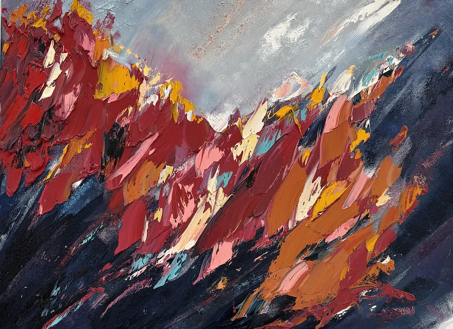 Зображення "”After storm”" від Olena Sloboda, розмір: 80 x 60 cm, матеріали: Олія, полотно, медіум: Живопис, місто: Lviv, Ukraine, ціна: $600