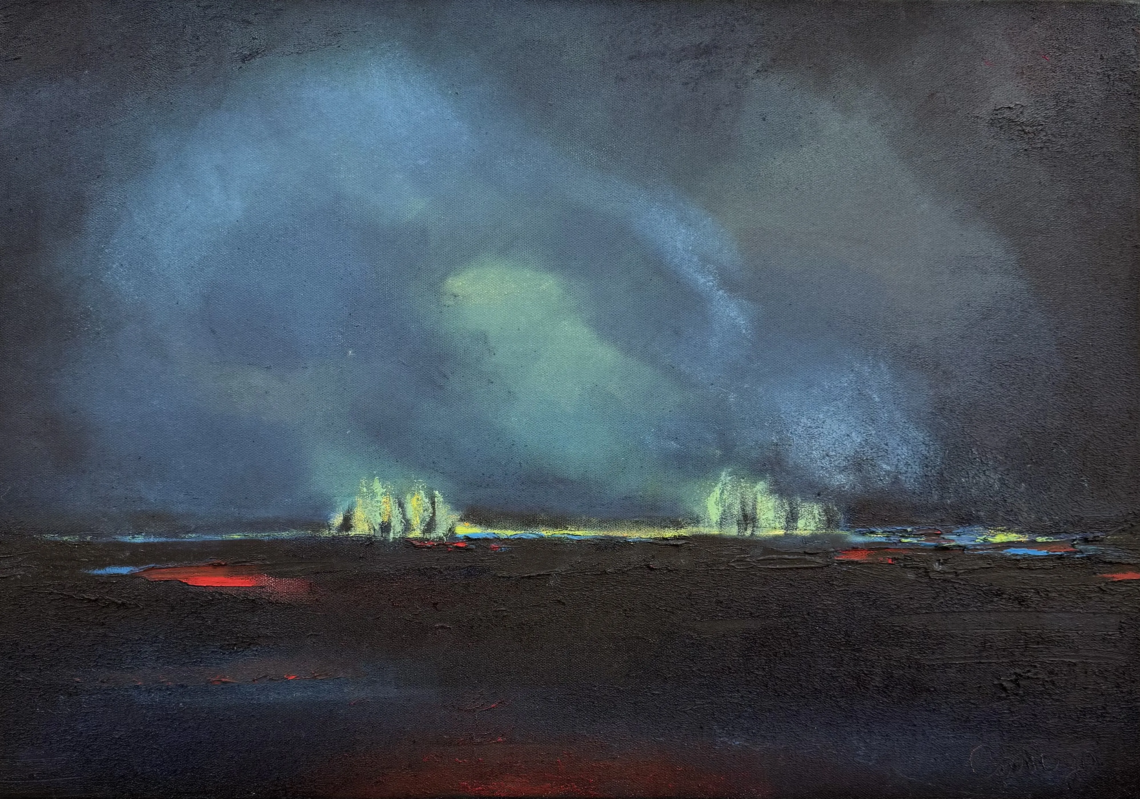 Зображення "”Darkness“" від Olena Sloboda, розмір: 100 x 70.cm, матеріали: Олія, полотно, медіум: Живопис, місто: Lviv, Ukraine, ціна: $700